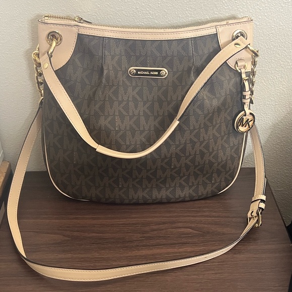 Michael Kors large jet set shoulder bag tote - Picture 1 of 7